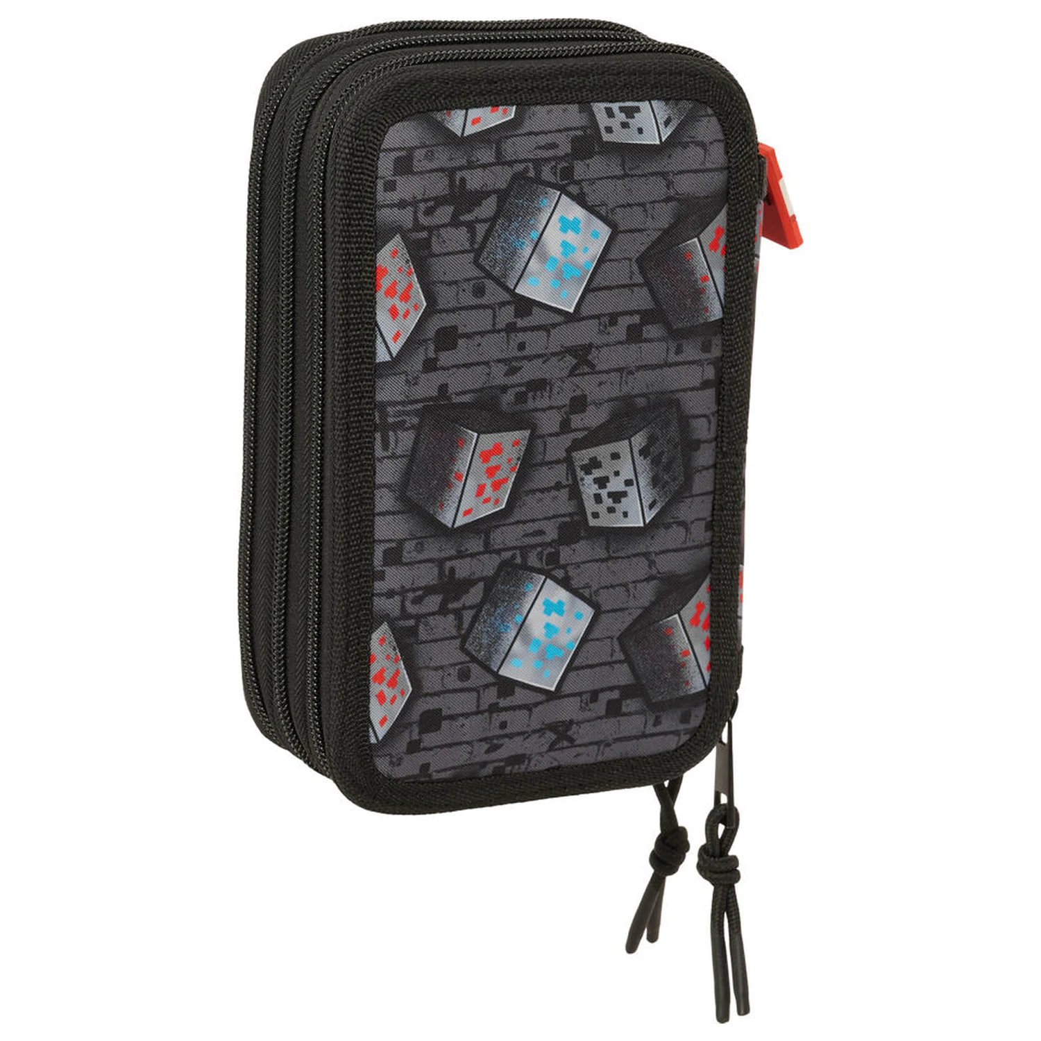 Minecraft Graffiti potrójny piórnik 37 sztuk zdjęcie produktu