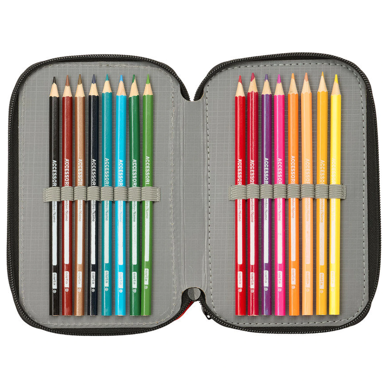 Minecraft Graffiti potrójny piórnik 37 sztuk zdjęcie produktu