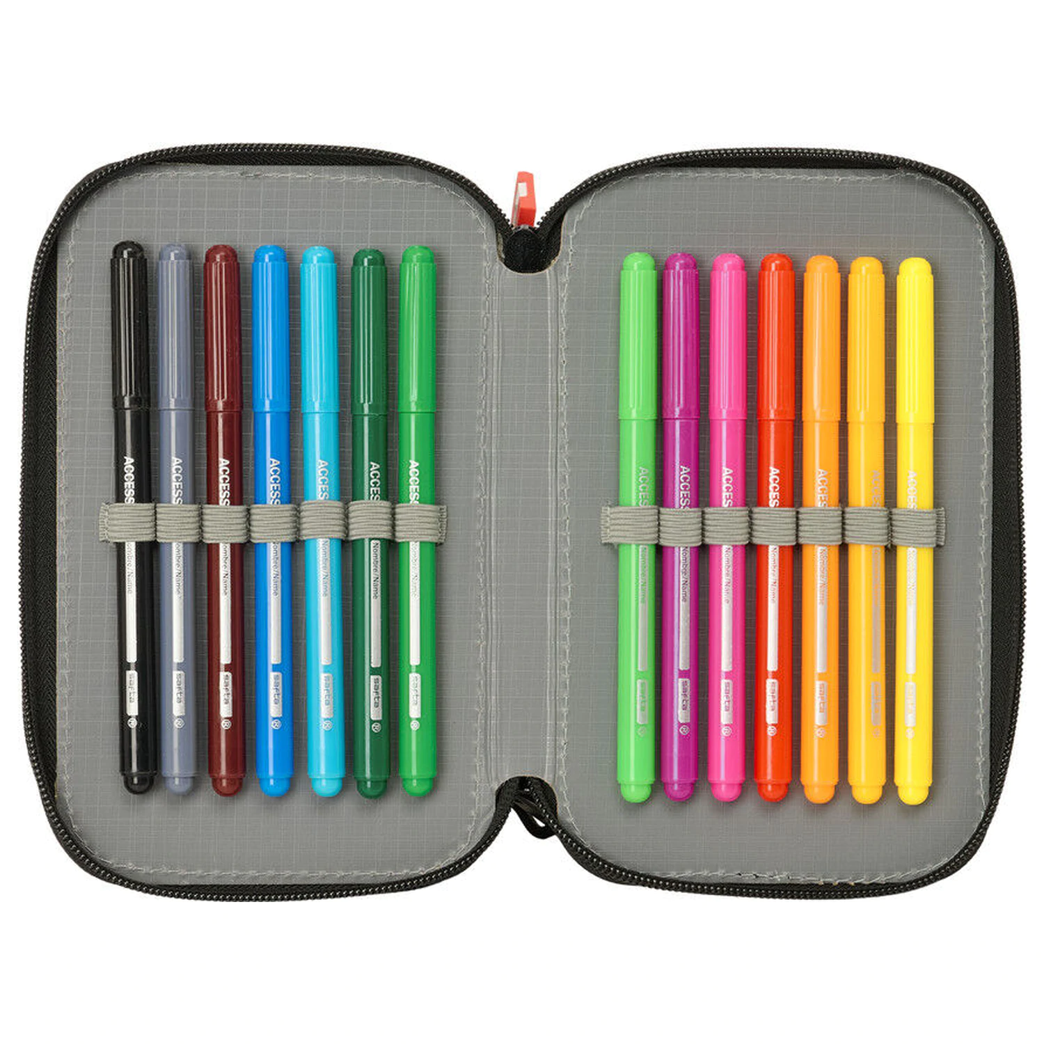 Minecraft Graffiti potrójny piórnik 37 sztuk zdjęcie produktu