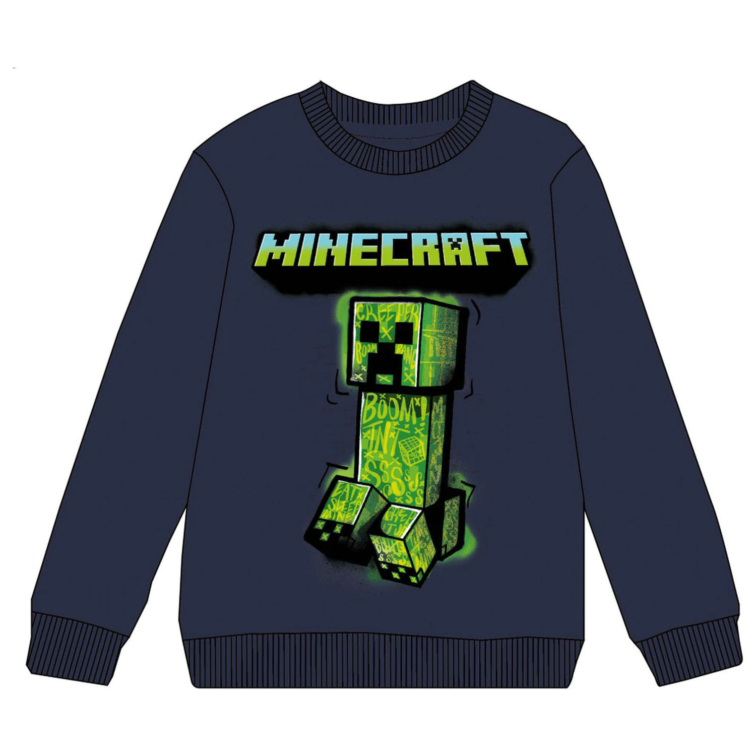 Minecraft Green Menace Bluza z kapturem dla dzieci zdjęcie produktu