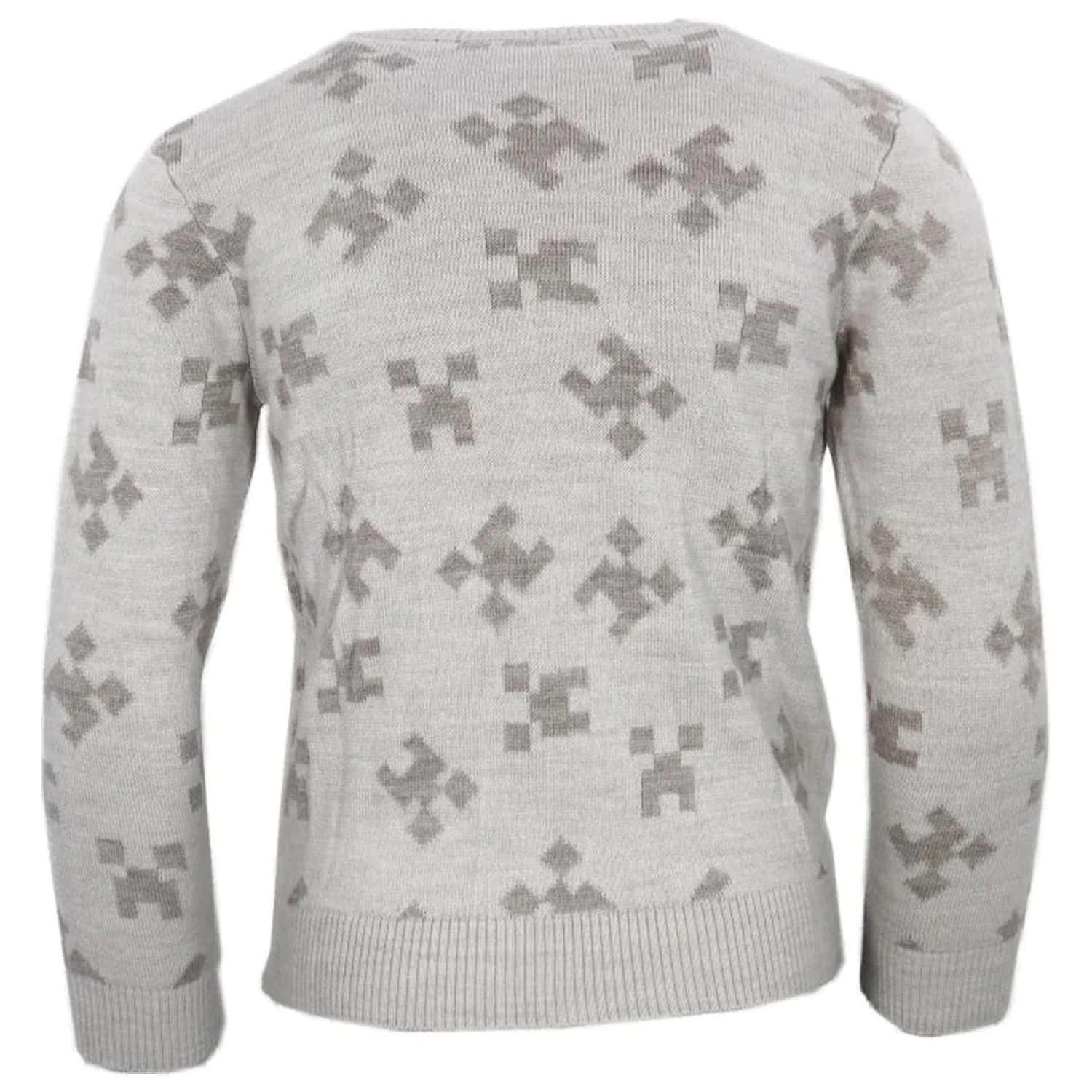 Minecraft Szary Sweter dzianinowy dla dzieci zdjęcie produktu