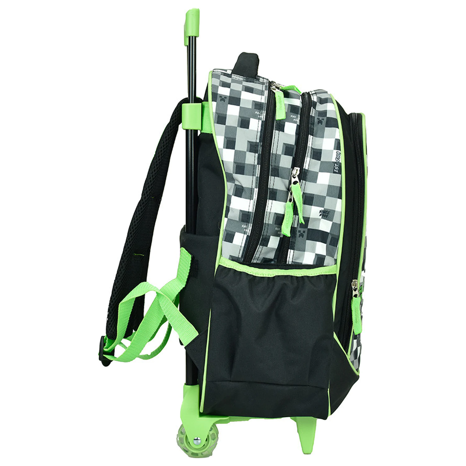 Minecraft Gray Stone Plecak Szkolny na Kółkach, Torba 46 cm zdjęcie produktu