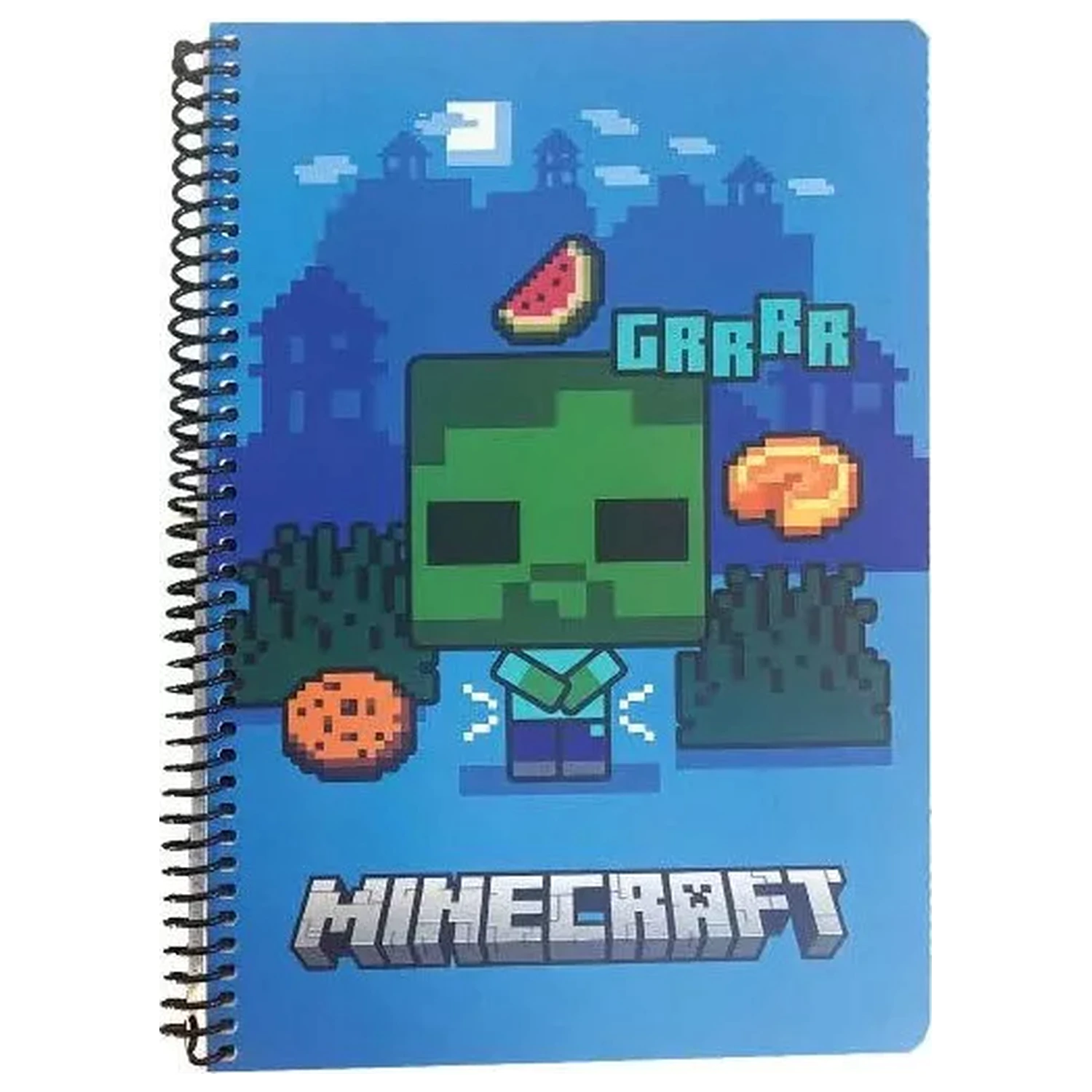 Minecraft Grrrr B/5 Notatnik spiralny w linie, 70 arkuszy zdjęcie produktu