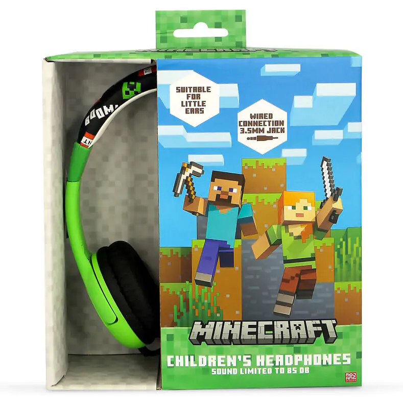 Słuchawki dla dzieci Minecraft zdjęcie produktu