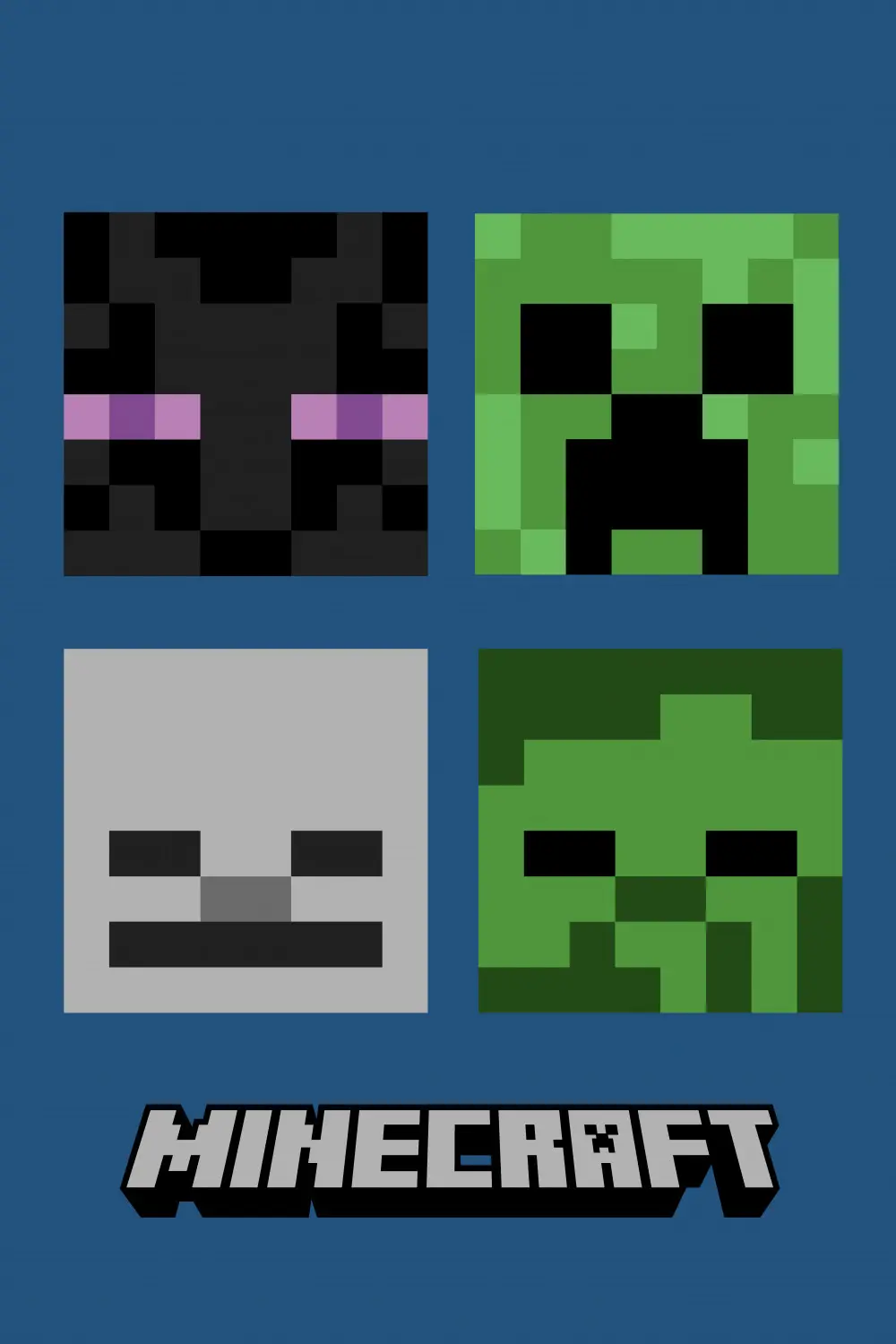 Minecraft Hostile Mobs koc polarowy 100*150cm zdjęcie produktu