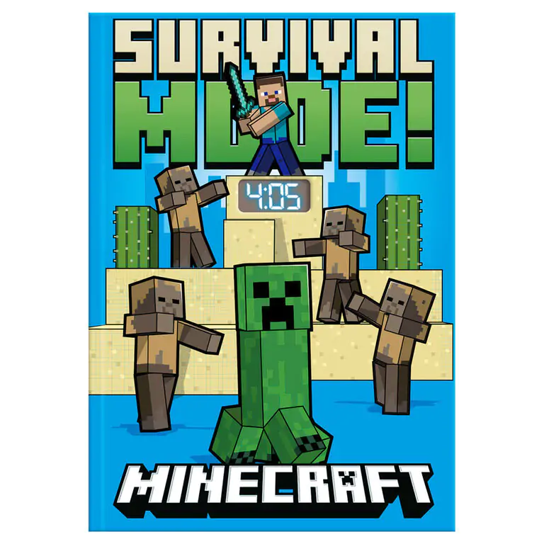 Notatnik Minecraft z zegarem LED zdjęcie produktu