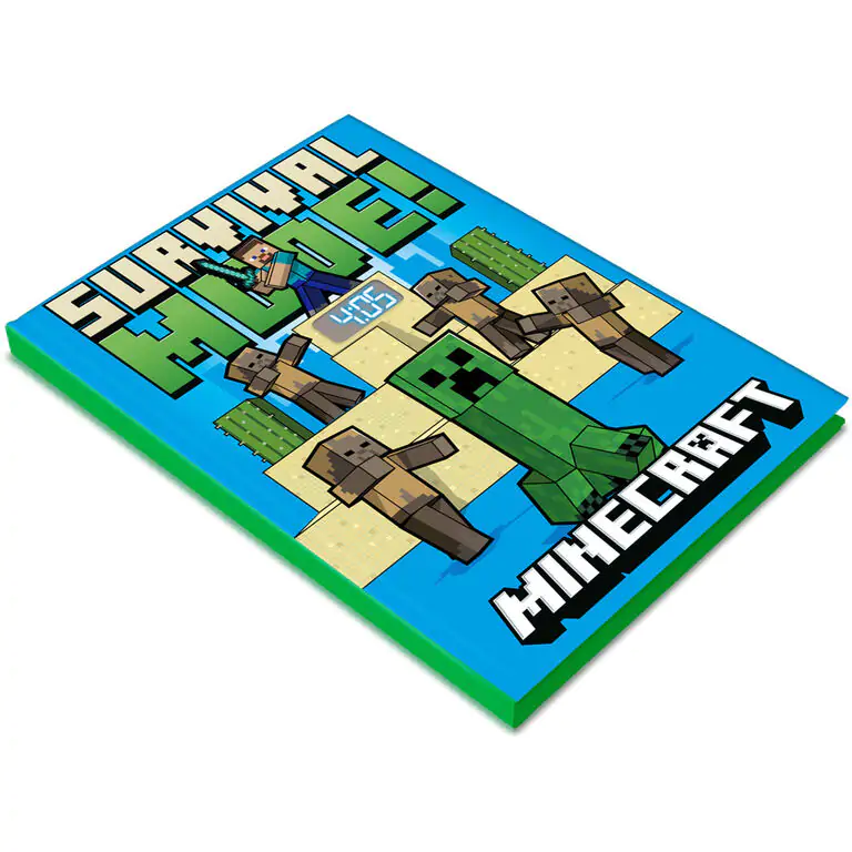 Notatnik Minecraft z zegarem LED zdjęcie produktu