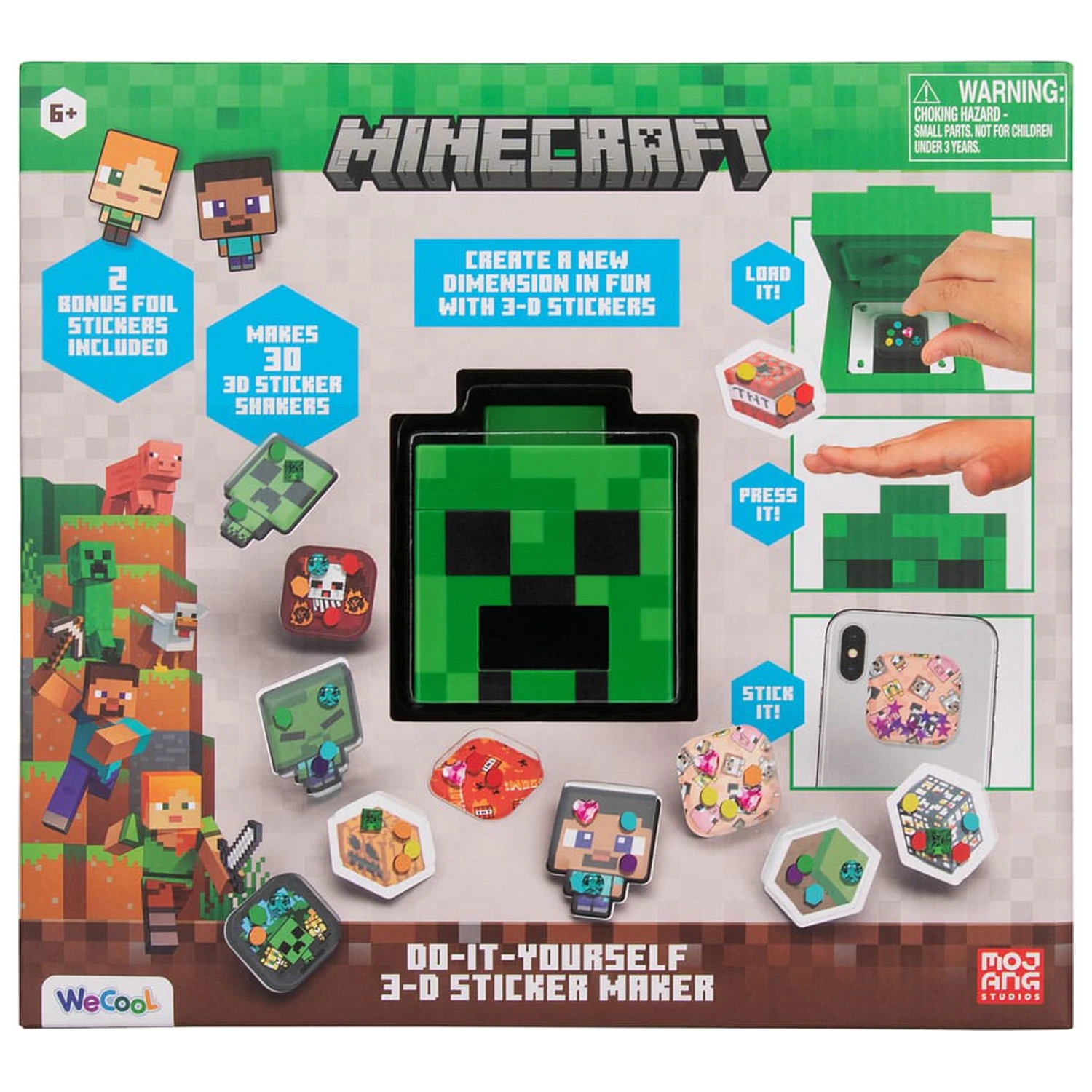 Minecraft Maszynka do Naklejek 3D zdjęcie produktu