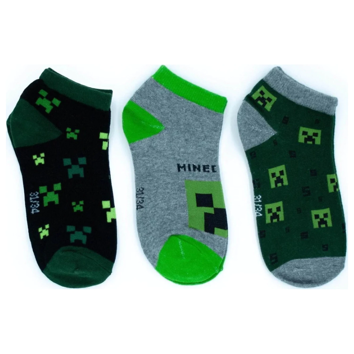 Minecraft Midnight dziecięce secret skarpetki 31/34 zdjęcie produktu
