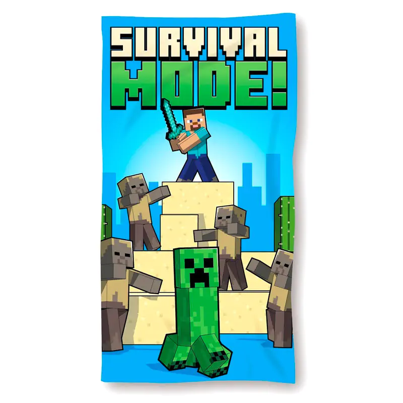 Ręcznik plażowy z mikrofibry Minecraft zdjęcie produktu