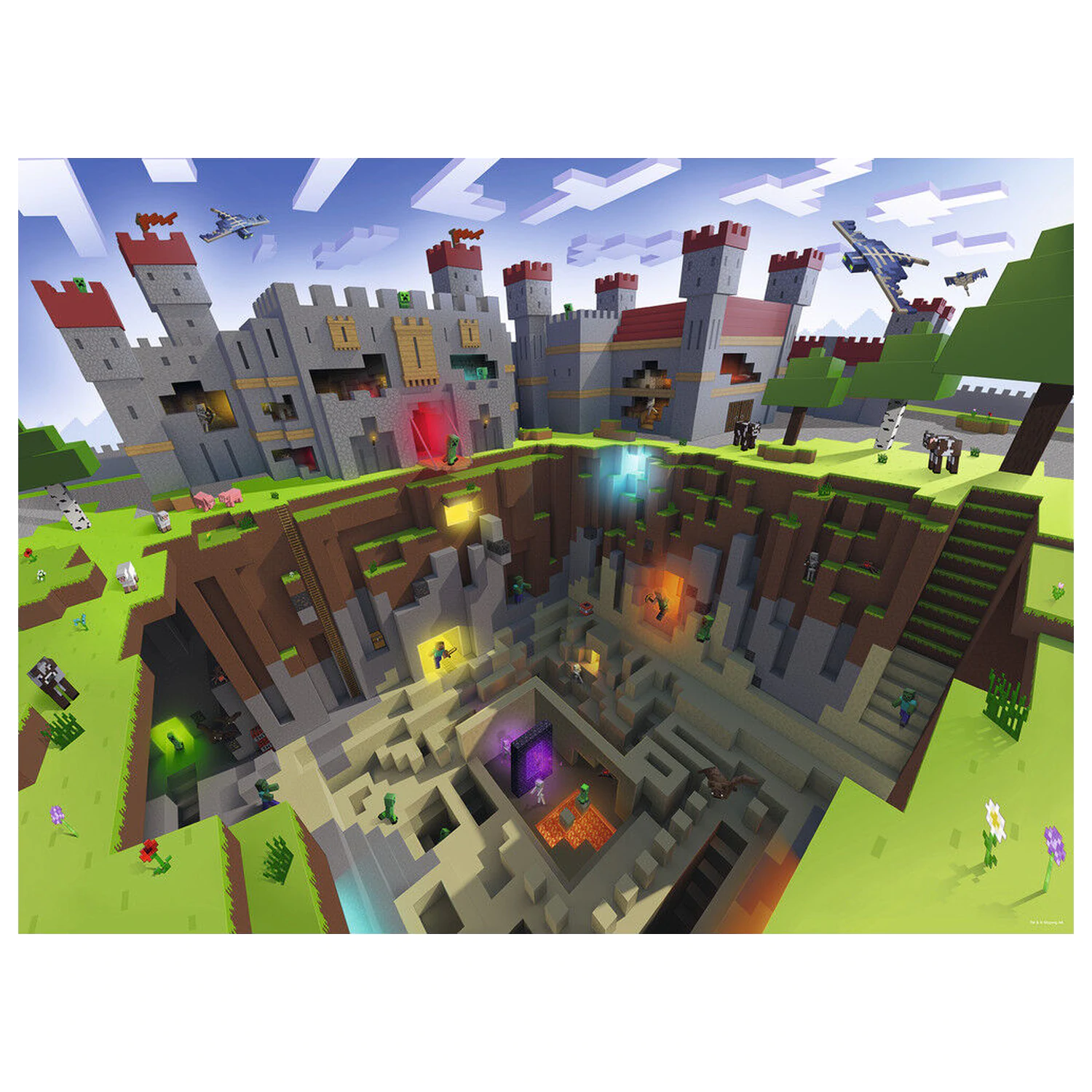 Minecraft Jigsaw Minecraft: Cutaway (300 elementów) zdjęcie produktu