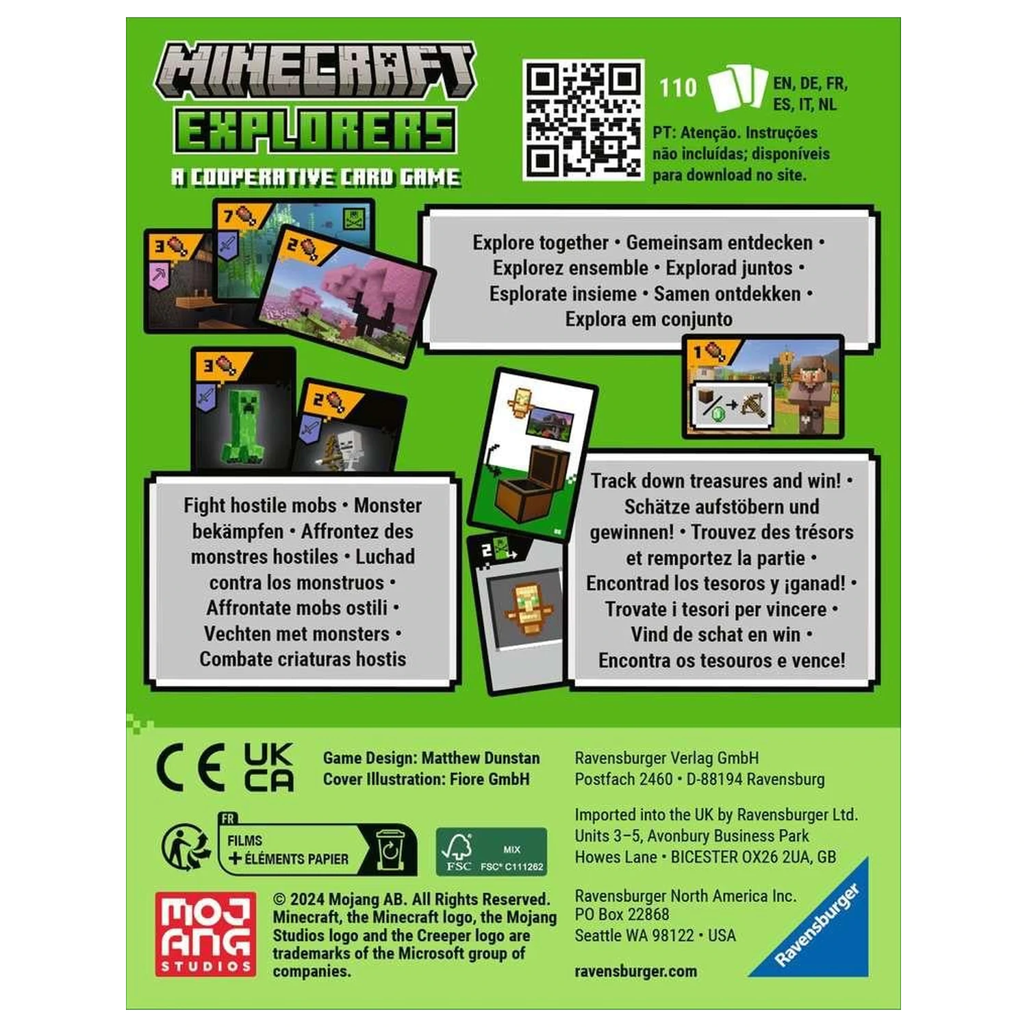 MINECRAFT Minecraft Explorers Kooperacyjna Gra Karciana zdjęcie produktu