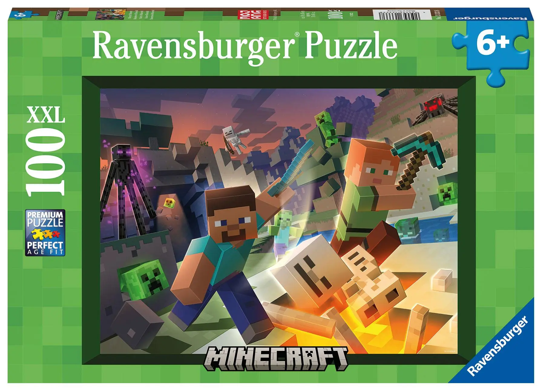 Minecraft Jigsaw Monster Minecraft (100 elementów) zdjęcie produktu