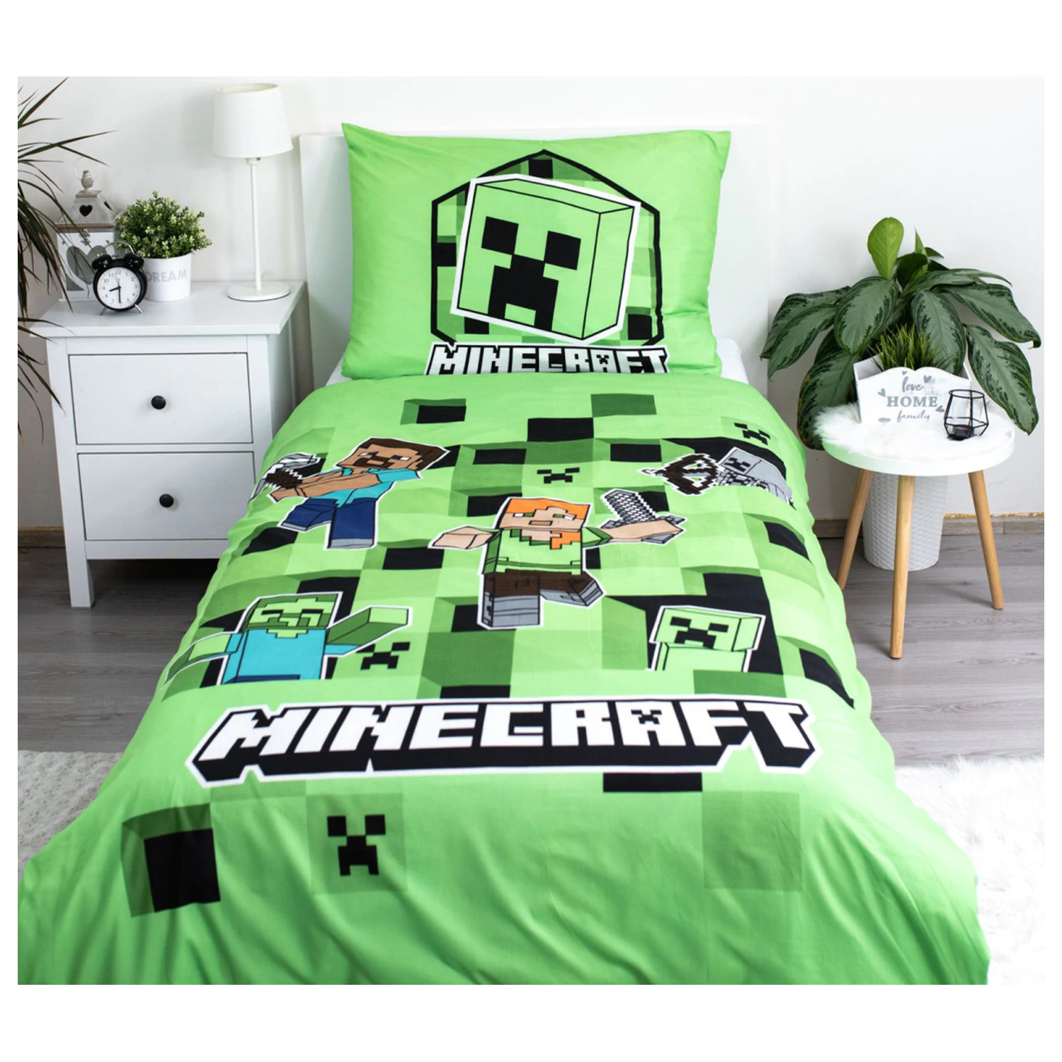 Minecraft Out of the Box Poszwa na kołdrę z mikrofibry zdjęcie produktu