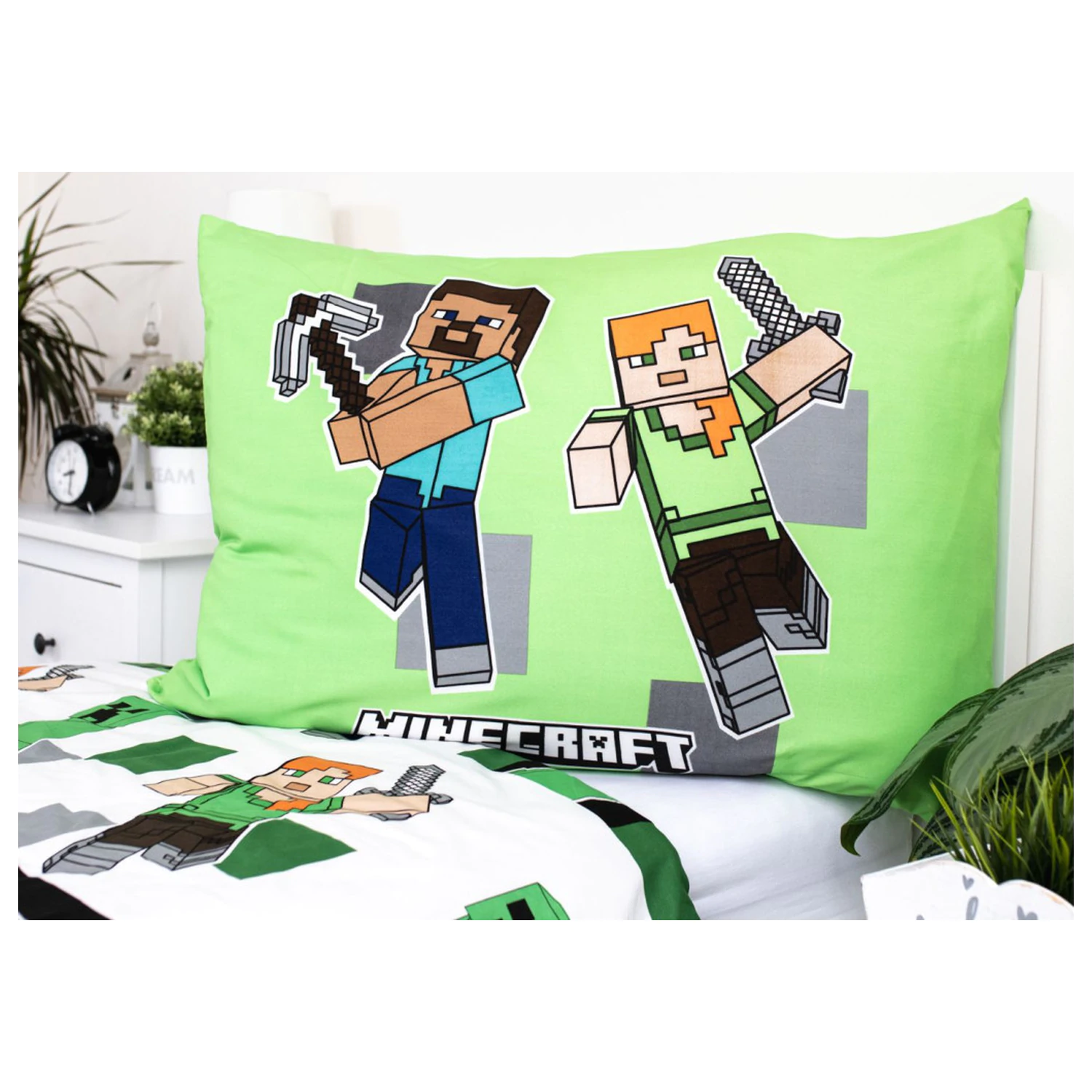 Minecraft Out of the Box Poszwa na kołdrę z mikrofibry zdjęcie produktu
