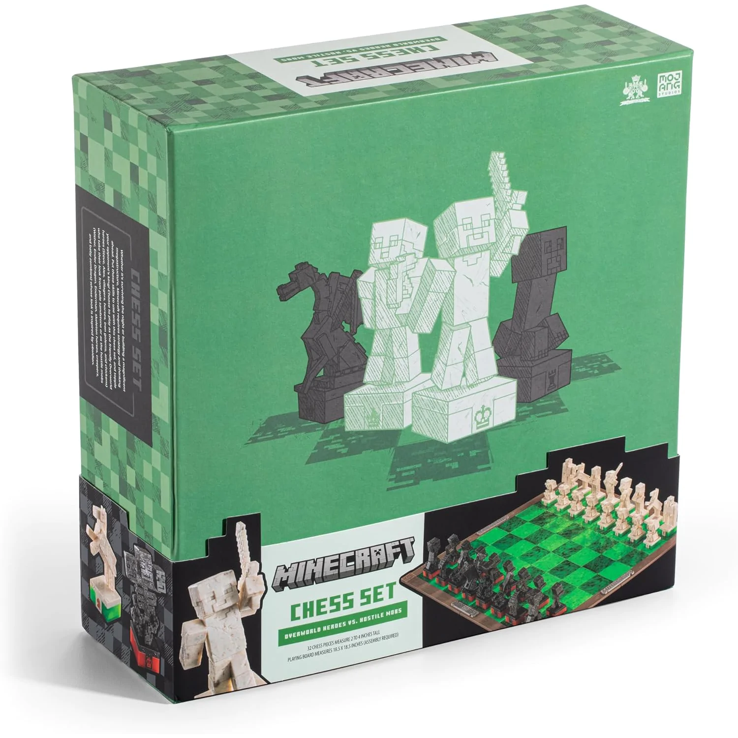 Minecraft Zestaw Szachowy Overworld Heroes kontra Hostile Mobs zdjęcie produktu
