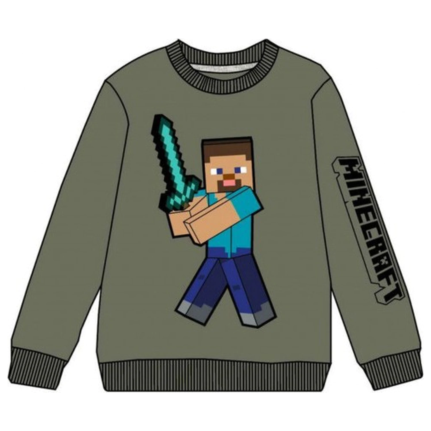 Minecraft Pikselowy Miecz Bluza dziecięca zdjęcie produktu