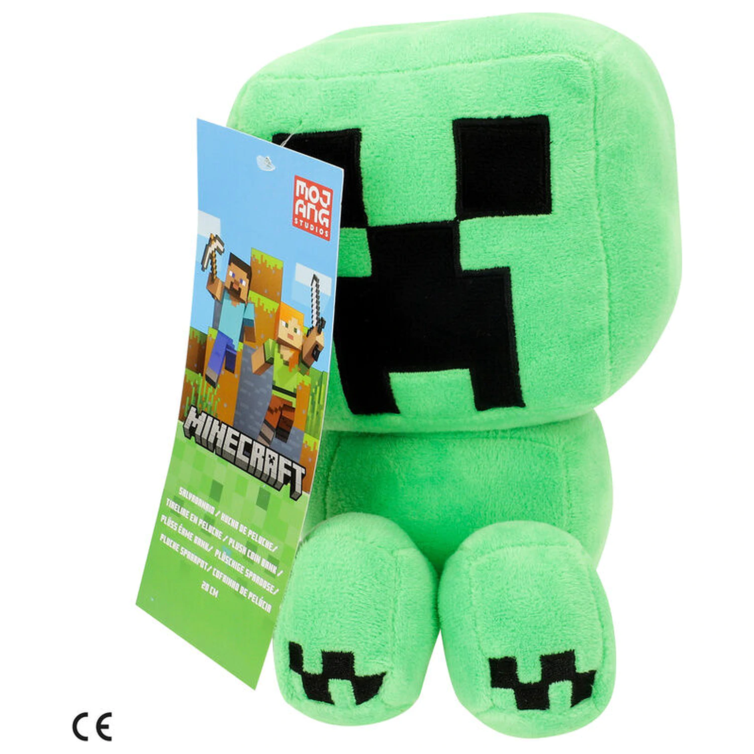 Minecraft pluszowa skarbonka 20cm zdjęcie produktu