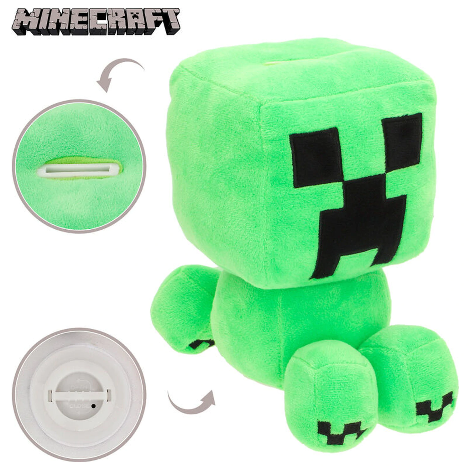 Minecraft pluszowa skarbonka 20cm zdjęcie produktu