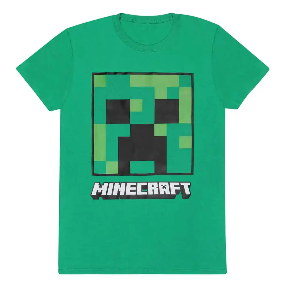 Minecraft T-Shirt z grafiką Creeper Face zdjęcie produktu