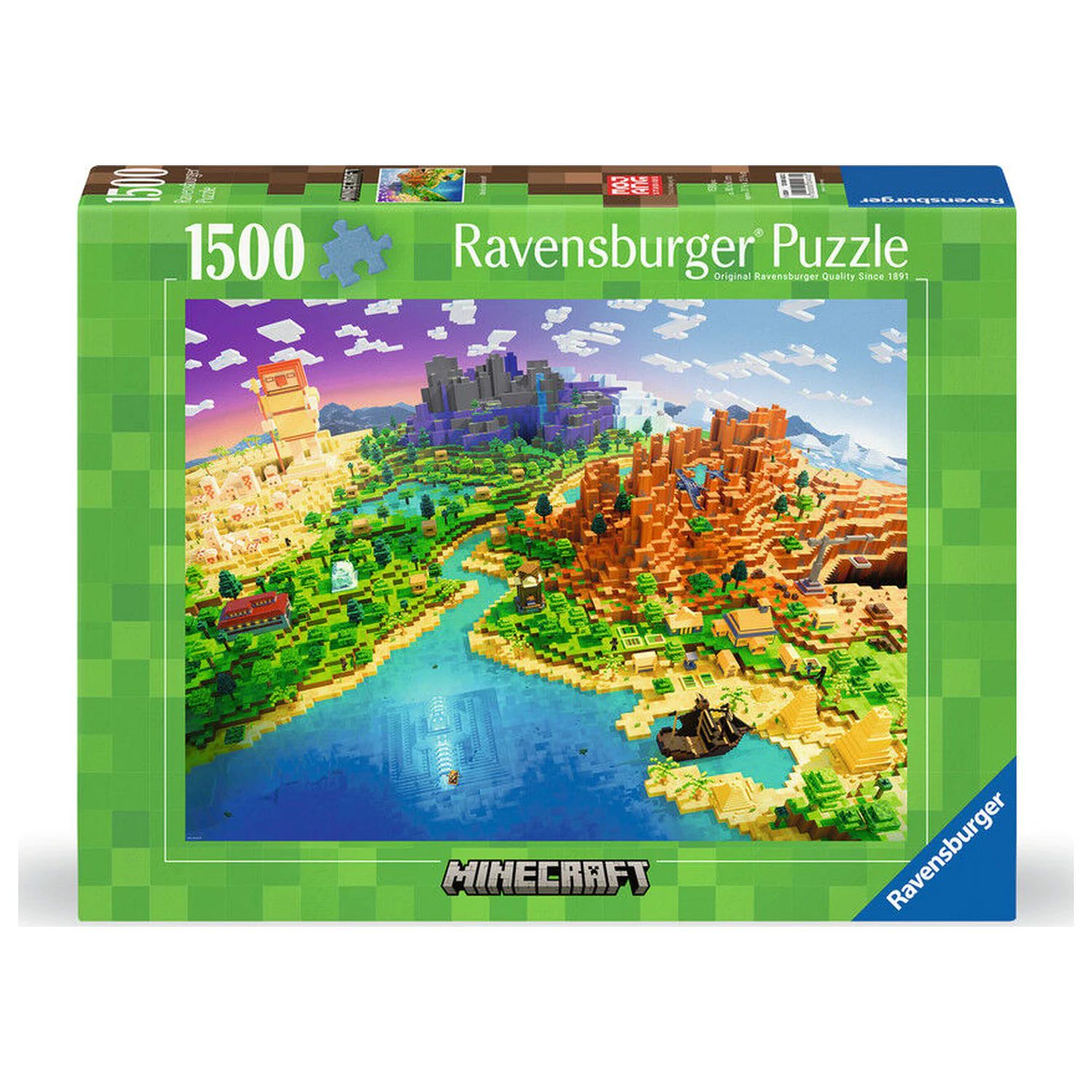 Minecraft puzzle 1500 elementów zdjęcie produktu