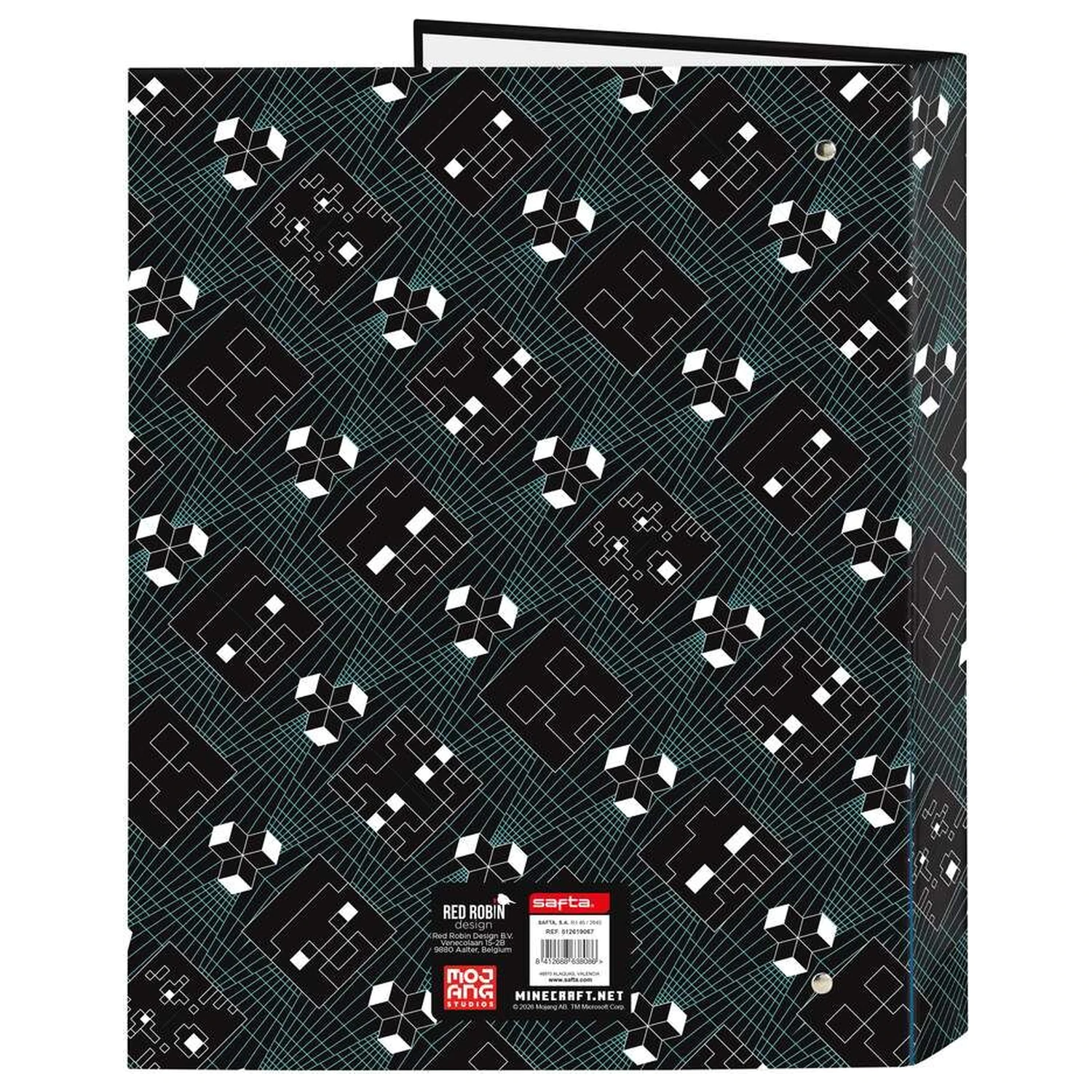 Minecraft Screen A4 segregatorem kartonowym 4-pierścieniowym zdjęcie produktu