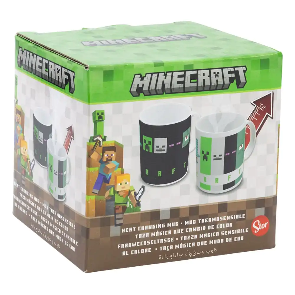 Minecraft Kubek Zmieniający Kolor Pod Wpływem Ciepła Squared Pattern 325 ml zdjęcie produktu