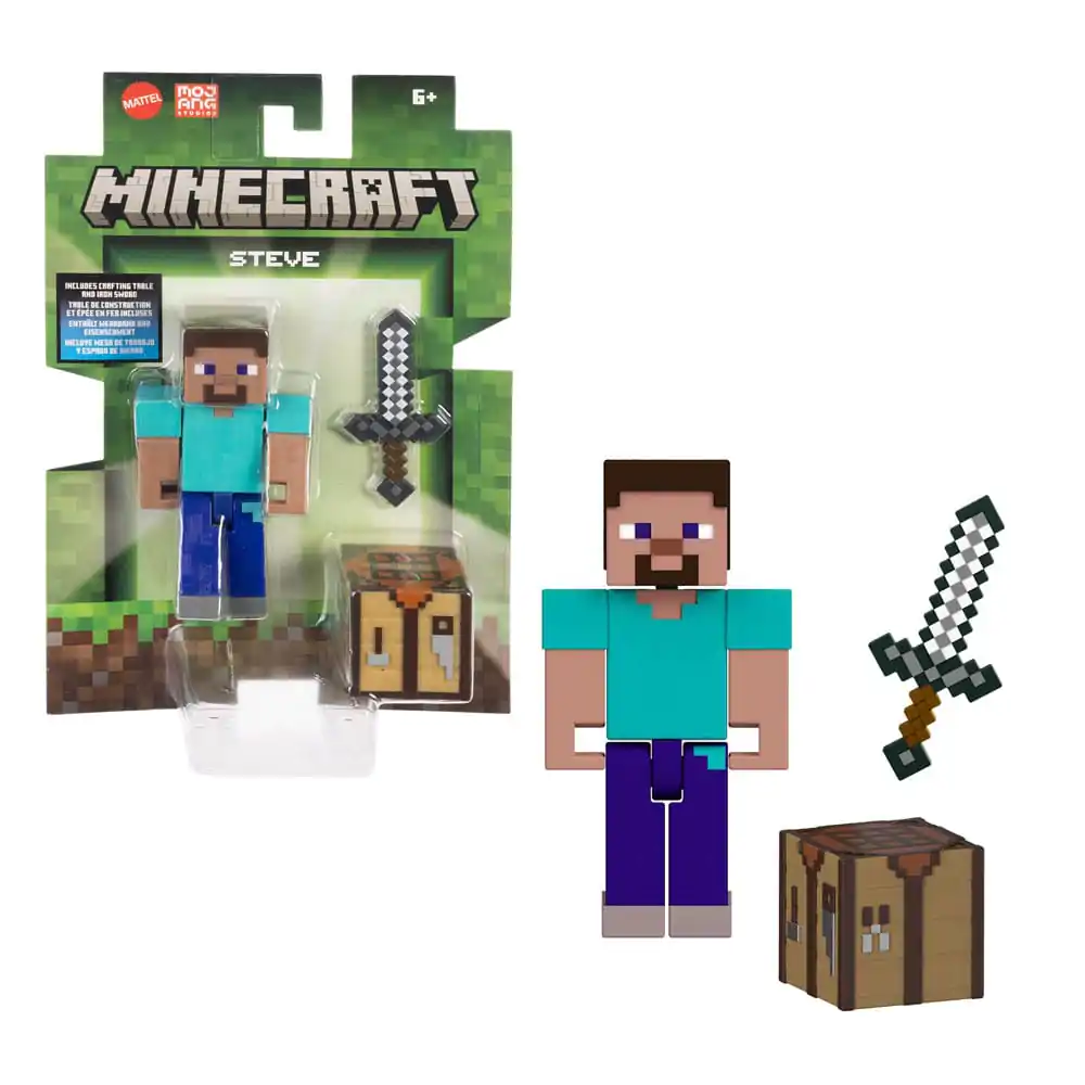 Minecraft Figurka Akcji Steve 8 cm zdjęcie produktu