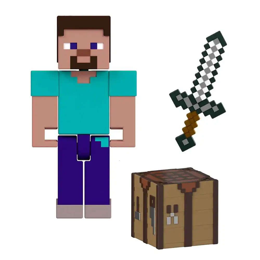 Minecraft Figurka Akcji Steve 8 cm zdjęcie produktu