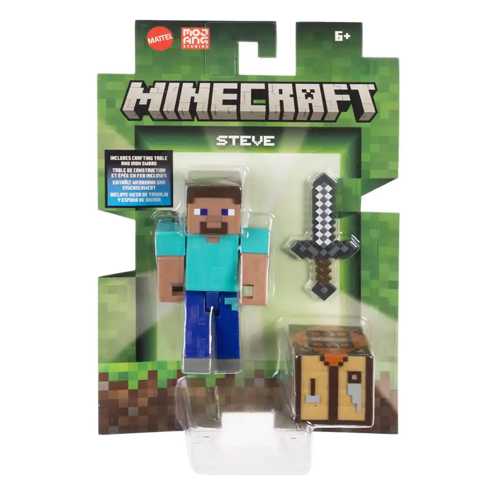 Minecraft Figurka Akcji Steve 8 cm zdjęcie produktu