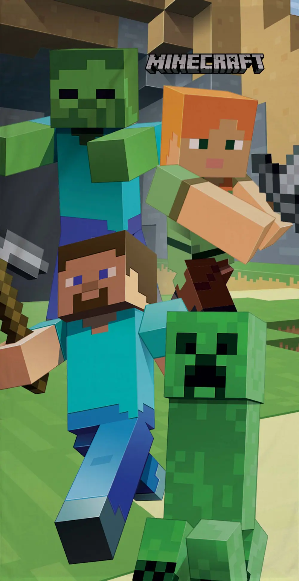Ręcznik plażowy bawełniany Minecraft zdjęcie produktu