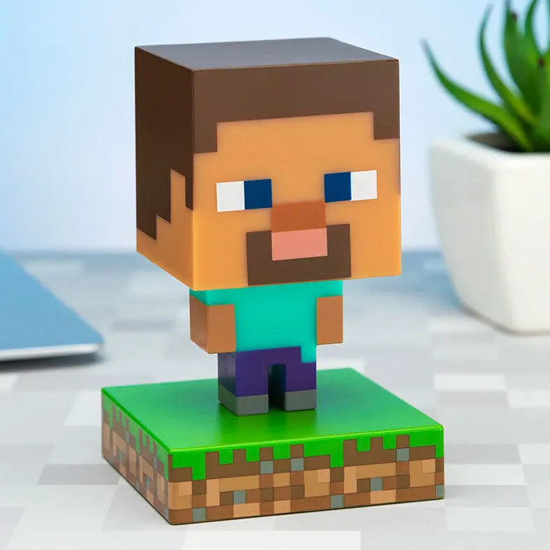 Minecraft 3D Lampka Ikonka Steve zdjęcie produktu