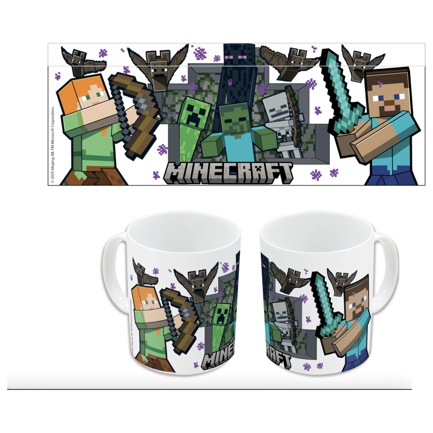 Kubek ceramiczny Minecraft Survival Mode 325ml zdjęcie produktu