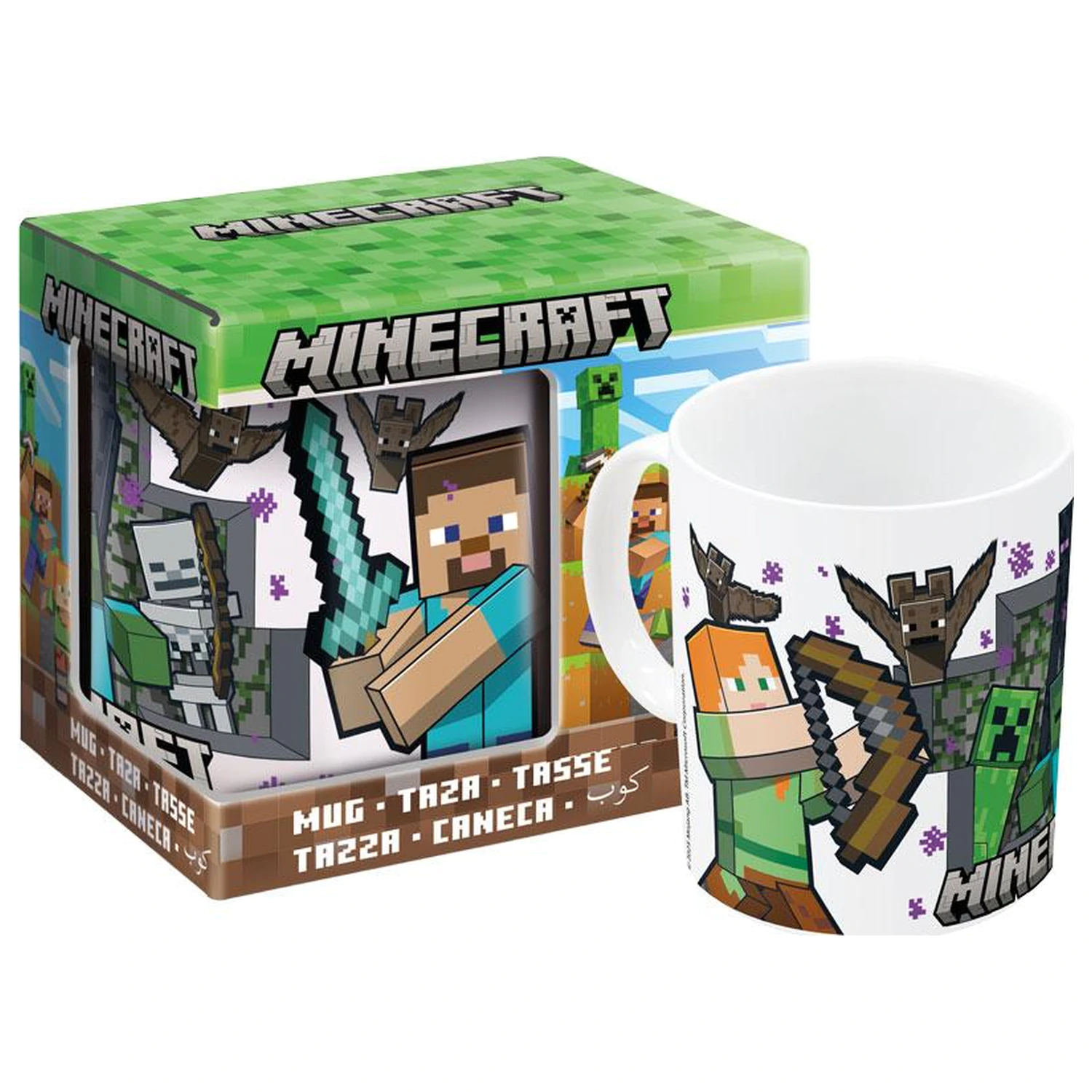 Kubek ceramiczny Minecraft Survival Mode 325ml zdjęcie produktu