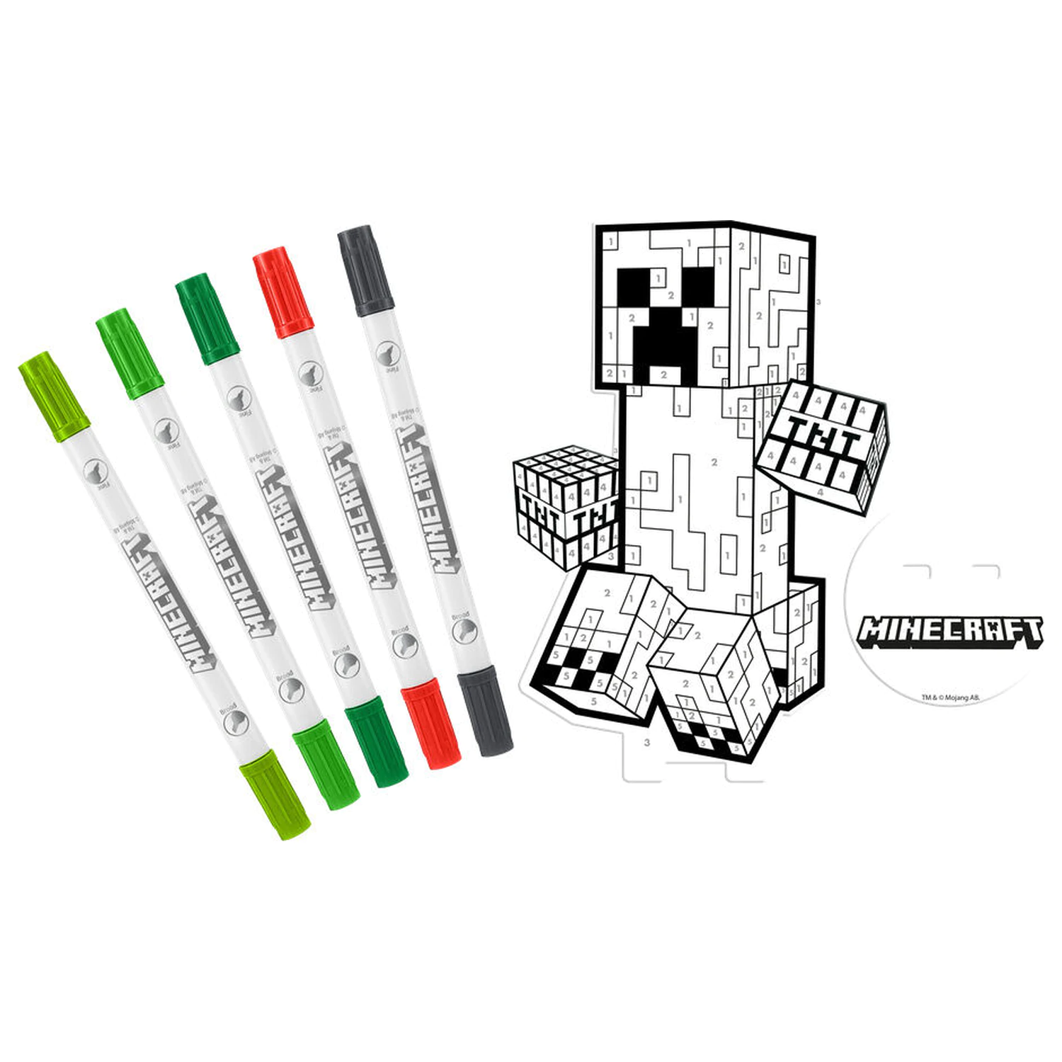 Minecraft zestaw do kolorowania zdjęcie produktu