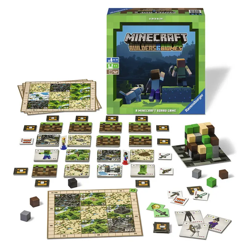 Minecraft Board Game Builders & Biomes angielska wersja zdjęcie produktu