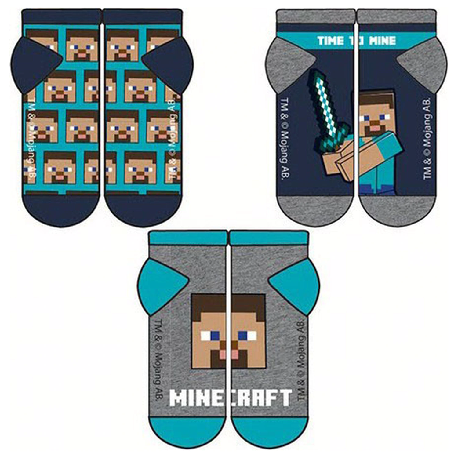 Minecraft Time Kids Secret Skarpety 31/34 zdjęcie produktu