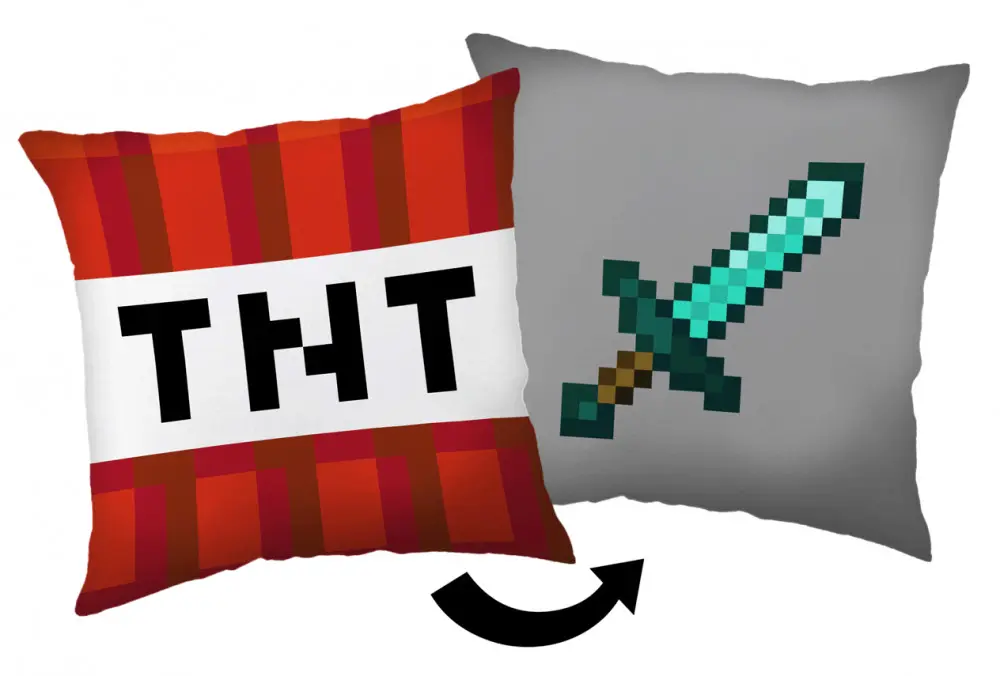 Poduszka Minecraft TNT Sword, poduszka dekoracyjna 40*40 cm zdjęcie produktu