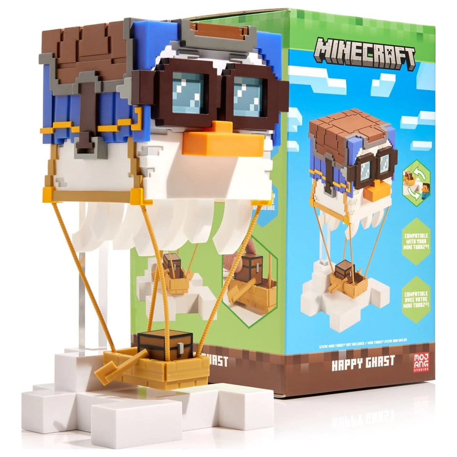 Pojazd z PCV Minecraft Tubbz Happy Ghast 25,2 cm zdjęcie produktu