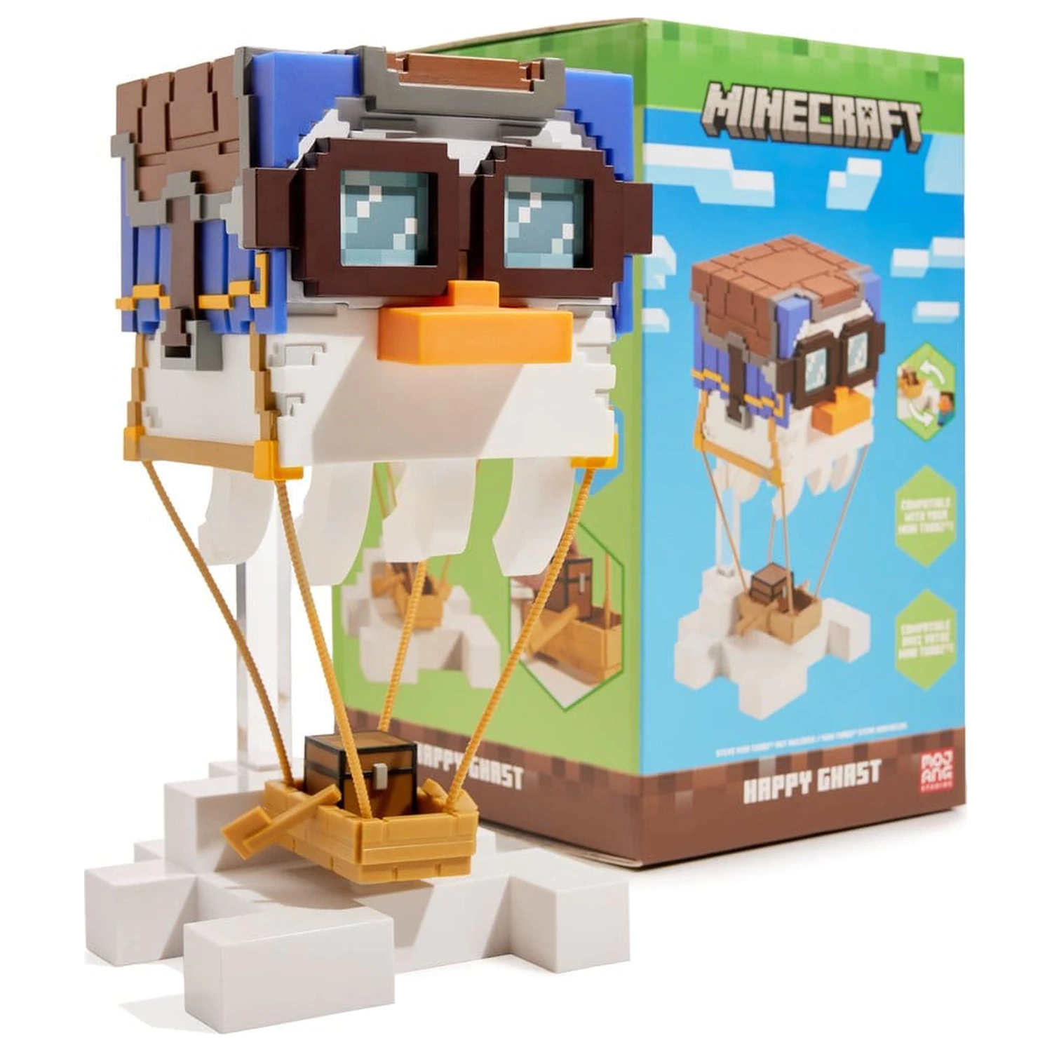 Pojazd z PCV Minecraft Tubbz Happy Ghast 25,2 cm zdjęcie produktu