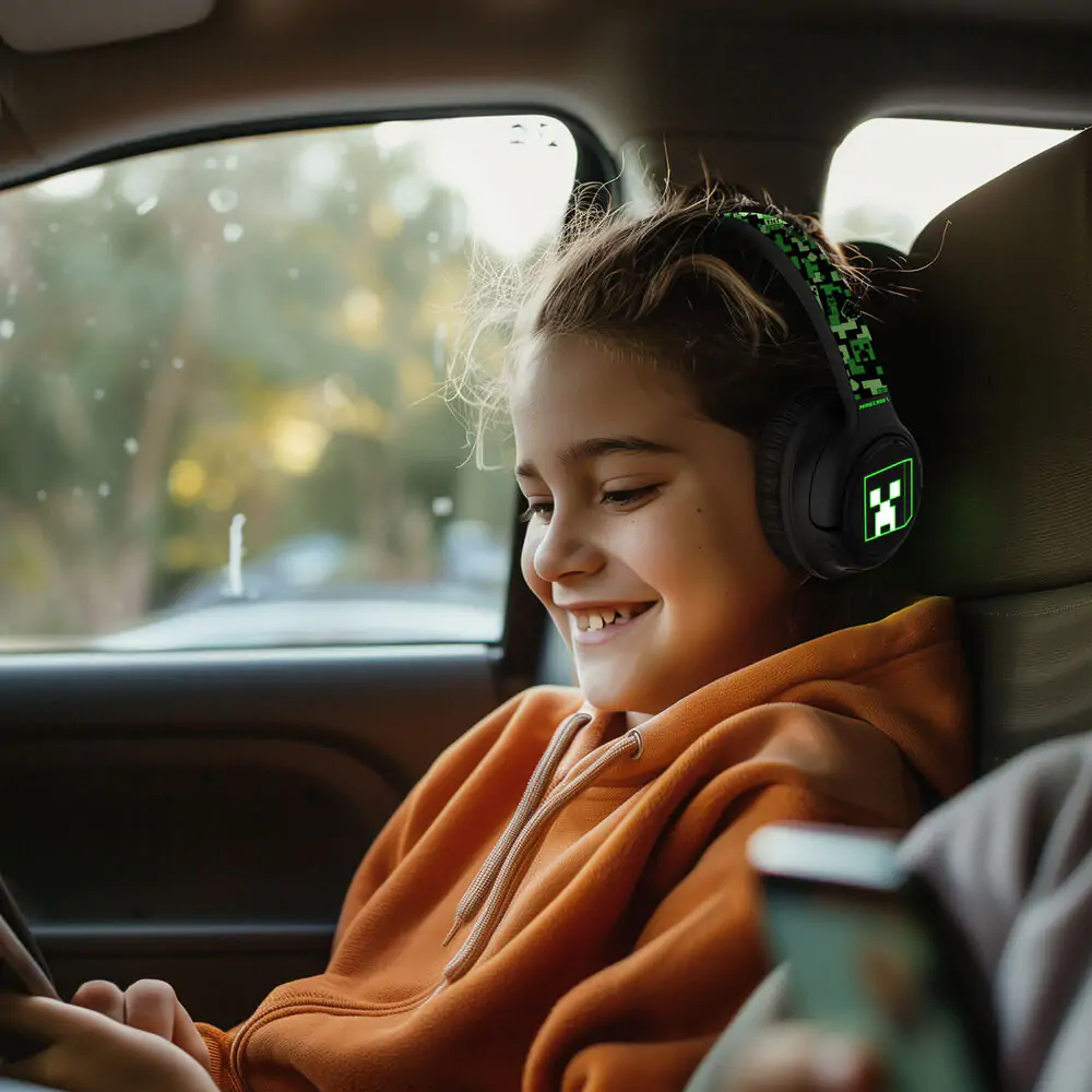 Minecraft wireless LED słuchawki zdjęcie produktu