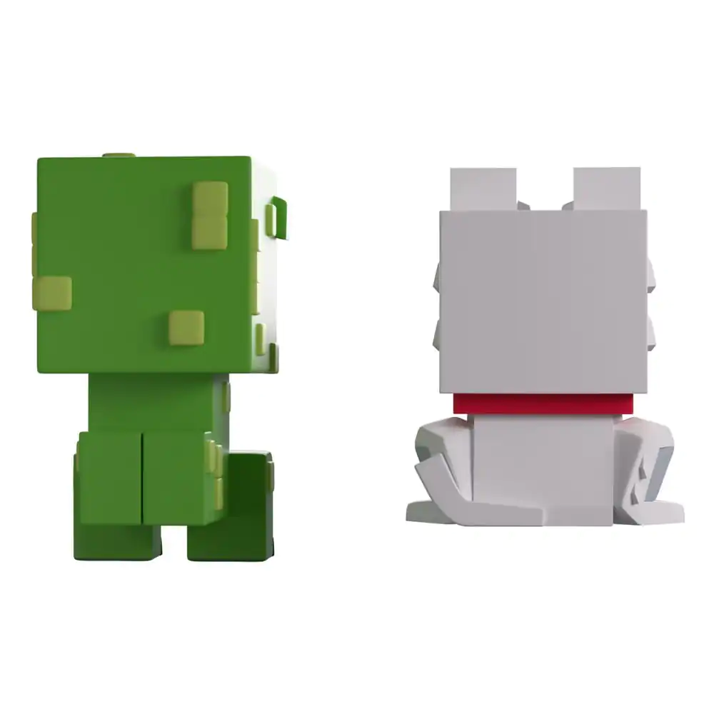 Minecraft Figurki Winylowe Wilk i Creeper Monitor Buddiez zdjęcie produktu