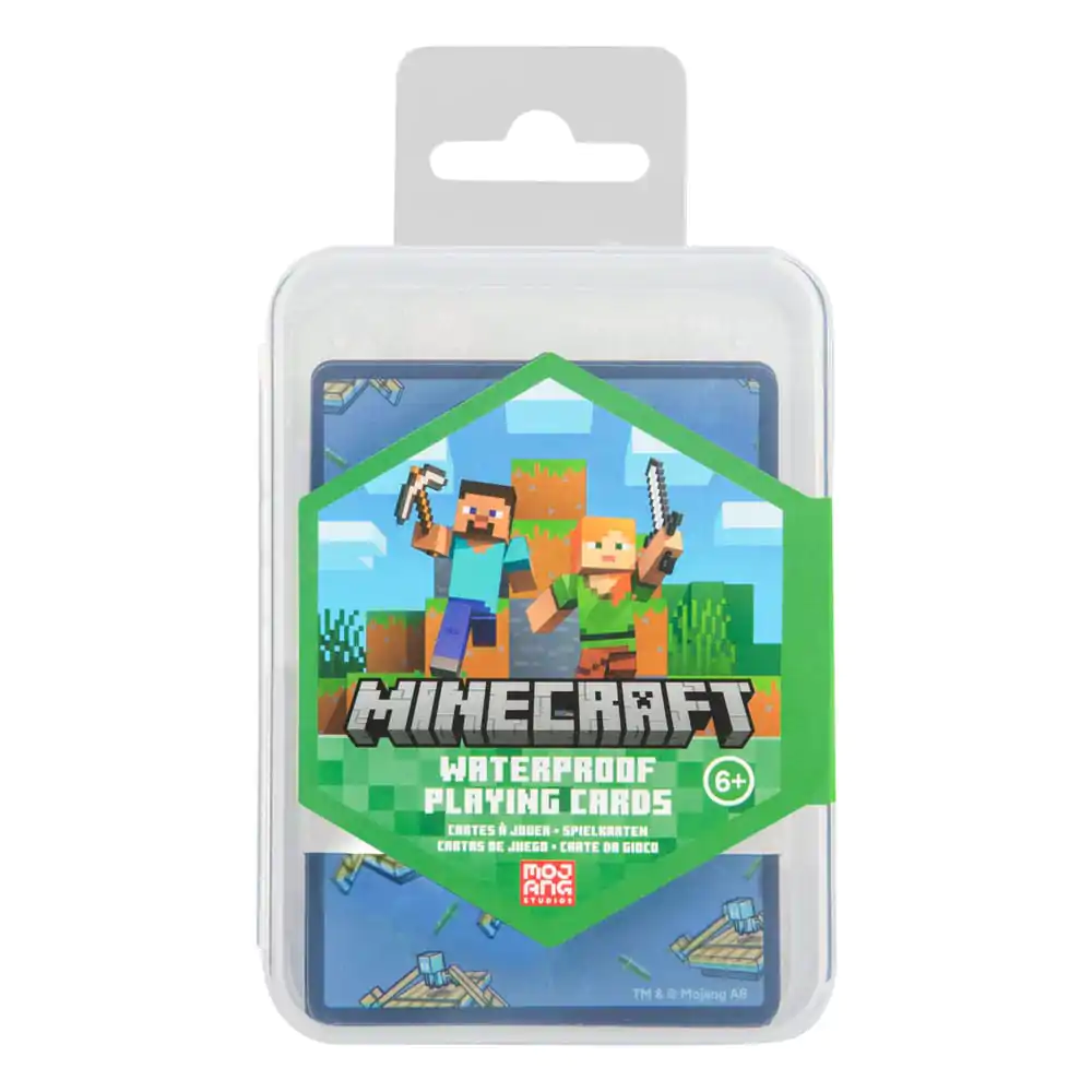 Minecraft Playing Cards Wodoodporne Karty do Gry zdjęcie produktu