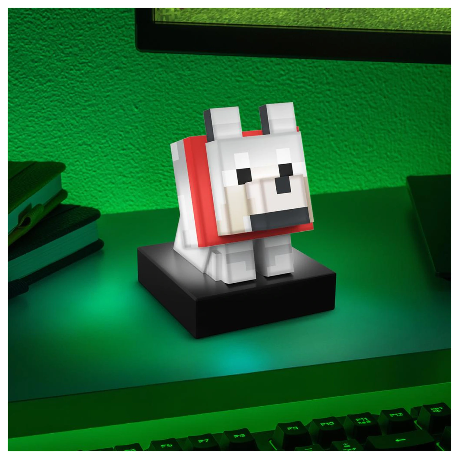 Minecraft Wolf Ikona Lampa zdjęcie produktu