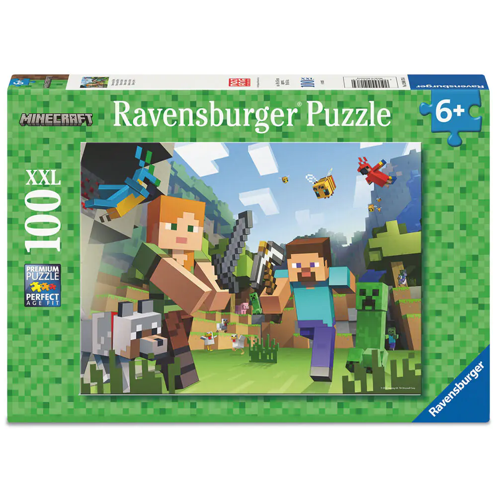 Puzzle Minecraft XXL 100 elementów zdjęcie produktu