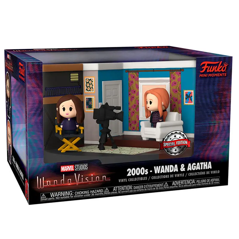 WandaVision POP! Zestaw miniaturowych figurek winylowych Mini Moment Living Room lata 00. 4 cm zdjęcie produktu