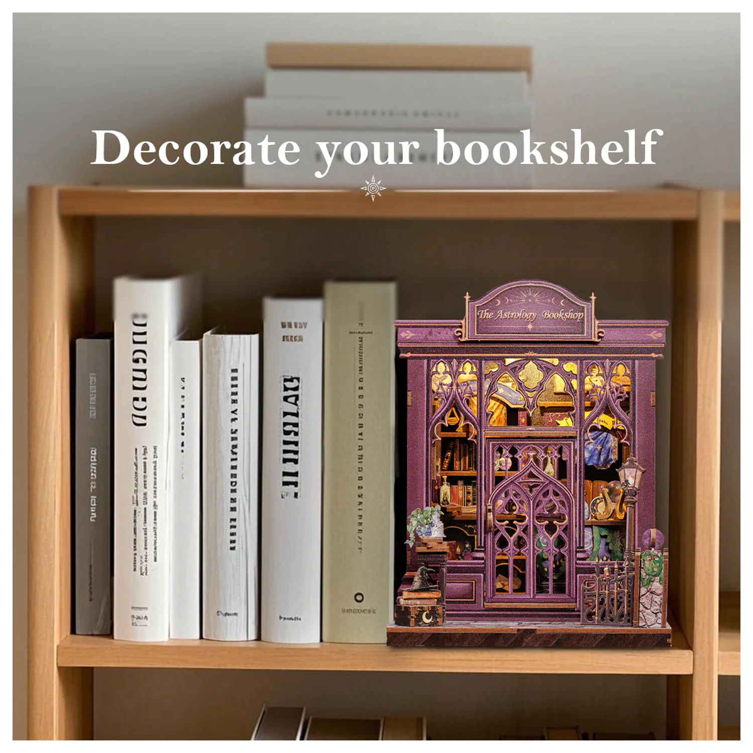 Miniaturowy Dom DIY Astrology Bookshop 155 elementów + Zestaw konstrukcyjny z oświetleniem LED zdjęcie produktu