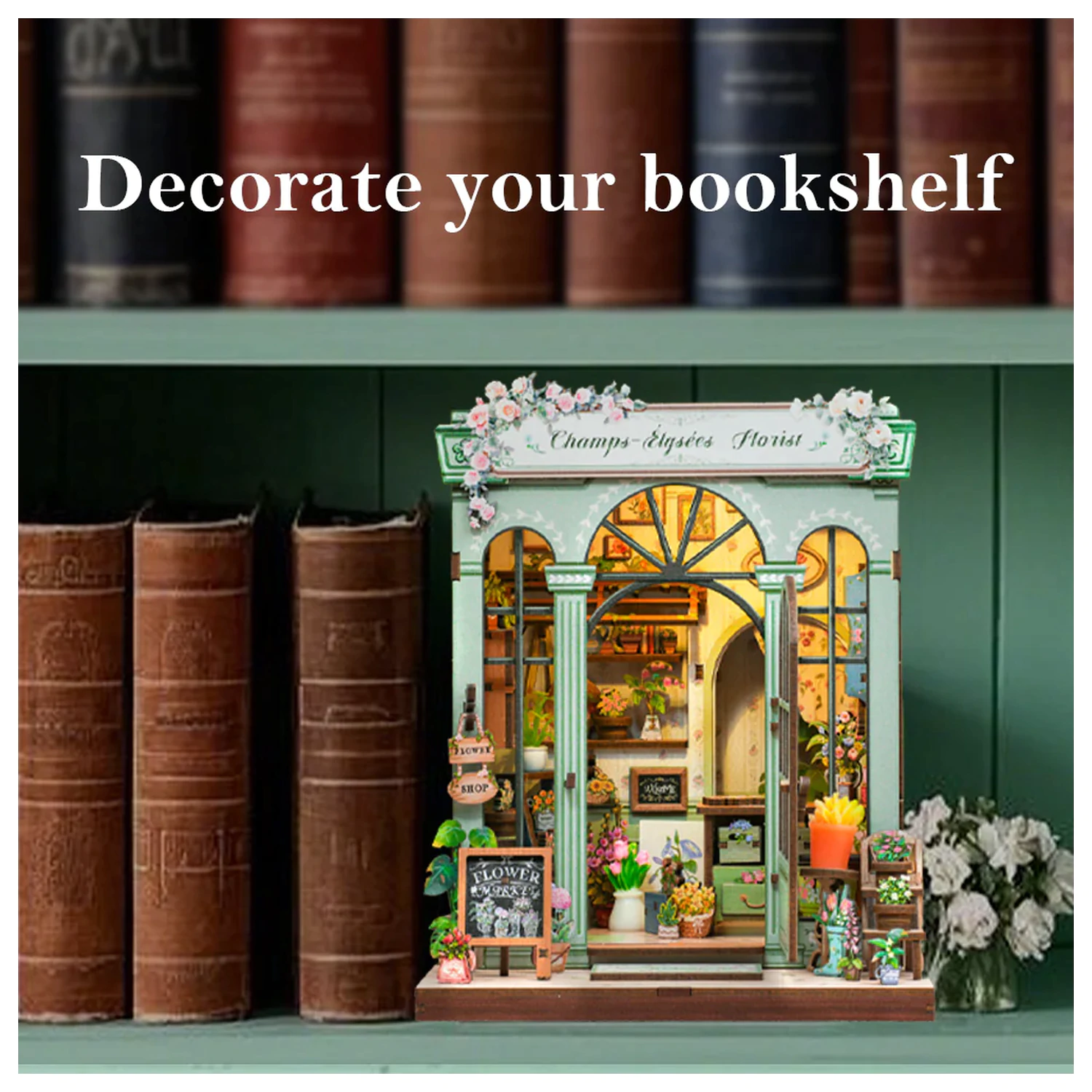 Miniaturowy Dom DIY Champs-Élysées Florist 199 elementów + zestaw konstrukcyjny LED Light zdjęcie produktu