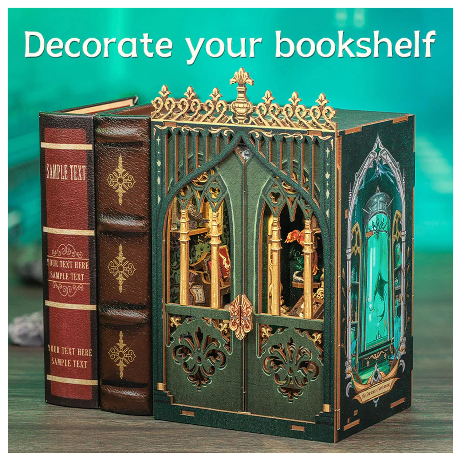 MINIATUROWY DOM DIY The Darkness Herbarium 90 db + zestaw konstrukcyjny LED Światło zdjęcie produktu