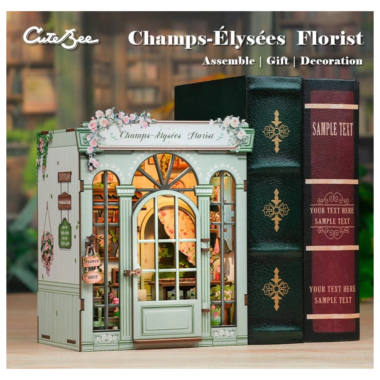Miniaturowy model domu Kit Champs-Élysées Florist 18 x 16 cm zdjęcie produktu